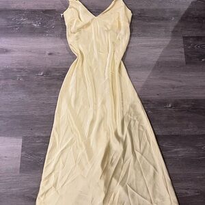 A New Day Light Yellow Maxi Dress